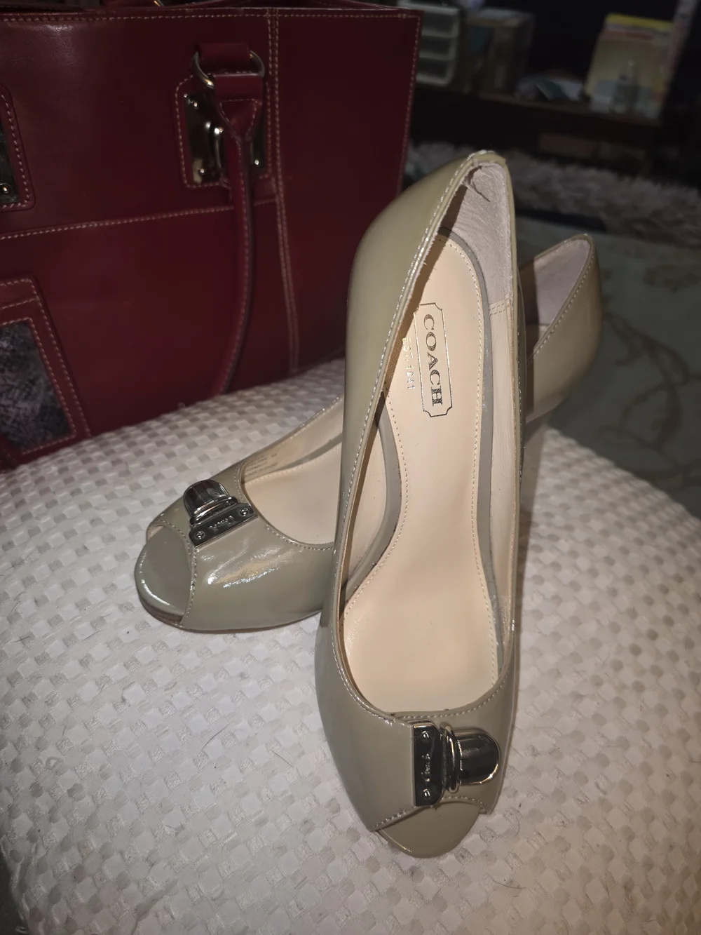 Coach sleek patent